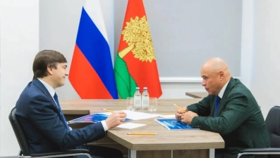 Министр просвещения России Сергей Кравцов с рабочей поездкой посетил Липецкую область