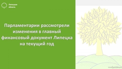 Парламентарии рассмотрели изменения в главный финансовый документ Липецка на текущий год