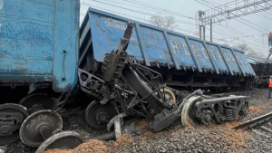 Два грузовых вагона сошли с рельсов в Елецком районе