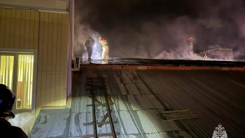 Пожарные тушили возгорание в грязинском Доме культуры