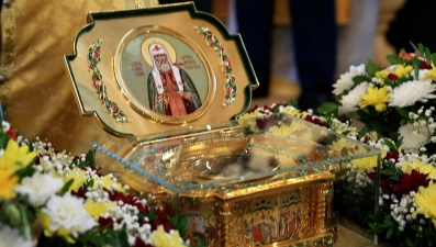 Ковчег с мощами святителя Тихона прибыл в главный храм Липецка