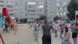 На Соколе устроили спортивный праздник (видео)