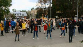 В Быхановом саду прошла акция "Молодежь вне зависимости"