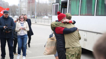 Мобилизованные липчане вернулись домой в свой первый отпуск