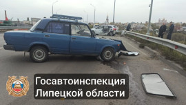 Пожилой водитель пострадал в ДТП на улице Орджоникидзе в Ельце