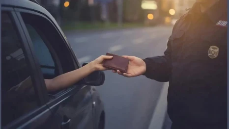 Ельчанка пыталась дать взятку полицейскому после пьяной езды