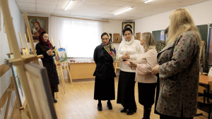 В Воскресной школе Липецка устроили выставку работ юных художников