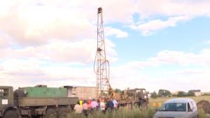 В Сенцово начали строить две новые артезианские скважины (видео)