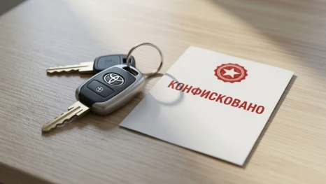 В Липецке у курьера мошенников конфисковали автомобиль