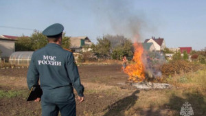 Пять раз горела сухая трава в минувшие выходные в Липецкой области