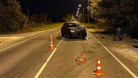 Подросток-мотоциклист пострадал в столкновении с «Приорой» в Липецкой области