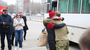 Мобилизованные липчане вернулись домой в свой первый отпуск