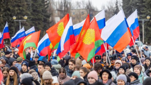 Праздничный митинг-концерт к десятилетию «Крымской весны» прошёл в Липецке