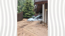 Проливные дожди в соседней Воронежской области спровоцировали подтопления и сель