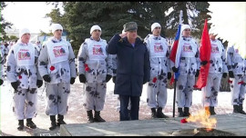 Марш-бросок рязанских десантников. Елец (видео)