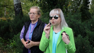 Незрячая липчанка освоила профессию экскурсовода благодаря соцпроекту