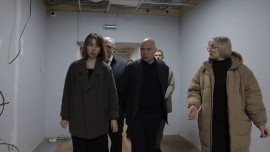 Игорь Артамонов проверил ход ремонтных работ в филиале Липецкого медколледжа в Усмани