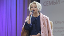 Актриса Ольга Будина встретилась с липецкими студентами