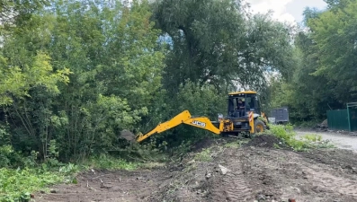 Началась расчистка ручья Лучок в Ельце