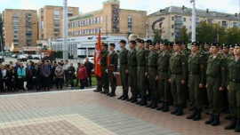 Липецкие кадеты торжественно вступили в школу «Юного армейца»