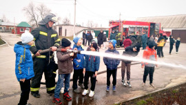 В Липецке сотрудники МЧС рассказали детям о пожарной безопасности