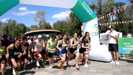 Липчане пробежали благотворительный «Зелёный марафон» от Сбера