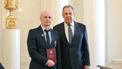 Ветераны СВО из Липецкой области Евгений Афанасов и Даниил Солодков получили дипломы МГИМО