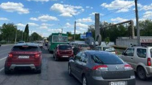 ДТП на Сокольском мосту стало причиной огромной пробки в Липецке 