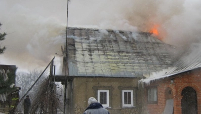 Дома сгорели в Липецком и Усманском районах