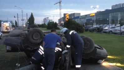 Спасатели помогли заблокированному водителю и коту, который не справился с высотой