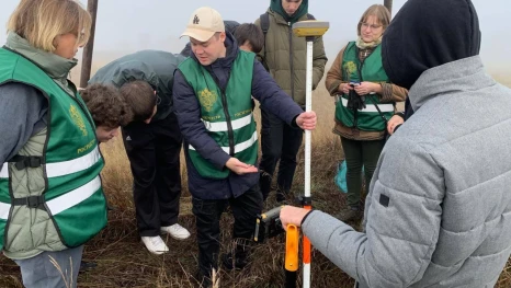 Будущие геодезисты из Липецка помогают сохранять государственную сеть пунктов