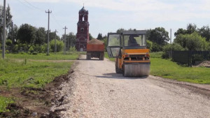 Территория села Долгое в Данковском районе активно благоустраивается