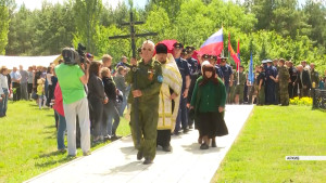 На высоте Огурец захоронили останки двух советских солдат