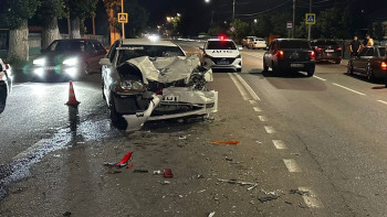 Двое подростков пострадали после столкновения иномарок в Грязях