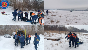 В реку Воронеж у ТЦ «Метро» в Липецке провалился рыбак