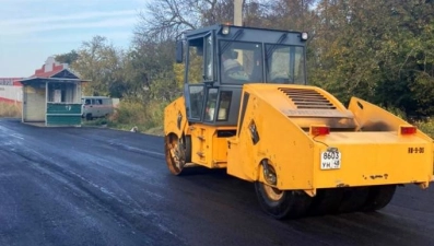 В Липецке ремонтируют разворотное автобусное кольцо на Чаплыгинском шоссе