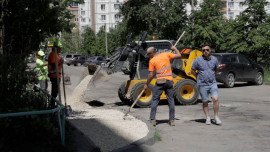 Улицу Стаханова в Липецке благоустраивают по наказам избирателей