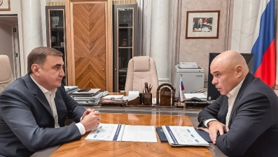 Игорь Артамонов и секретарь Госсовета РФ Алексей Дюмин обсудили вопросы обеспечения безопасности Липецкой области