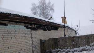 Две крыши обрушились из-за снега в Липецкой области