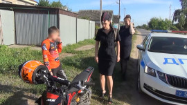 Полиция ловит несовершеннолетних мотоциклистов в Липецкой области