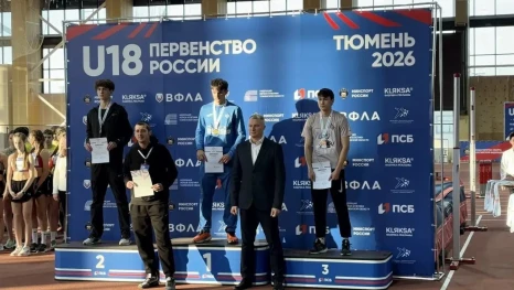 Егор Бобров из Ельца второй год подряд стал чемпионом России в тройном прыжке среди юношей до 18 лет