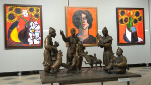 В Липецке торжественно открыли выставку Зураба Церетели 