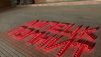 Телекомпания «Липецкое время» в прямом эфире показала акцию «Свеча памяти»