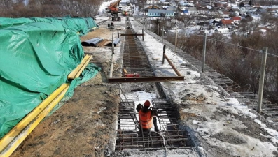 В Ельце продолжается реконструкция Аргамаченского моста