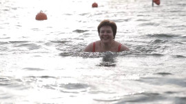 Липецкие любители зимнего плавания отметили День моржа