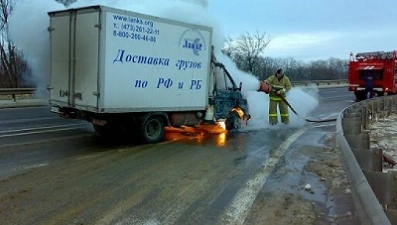 На трассе «Дон» сгорела «ГАЗель»