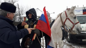 Сирийский журналист, идущий к Путину, встретил Новый год в Липецкой области