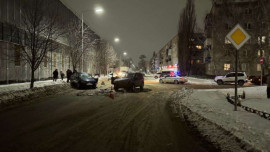 В Ельце в столкновении двух иномарок пострадал водитель