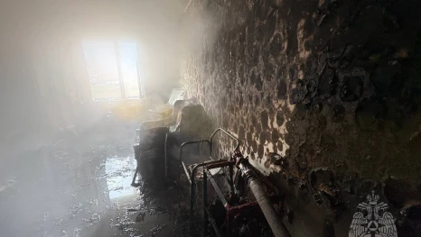 В Ельце в микрорайоне Александровский женщина пострадала в пожаре