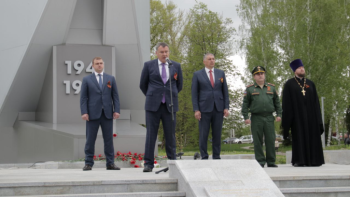 Сегодня в Задонске прошёл торжественный митинг